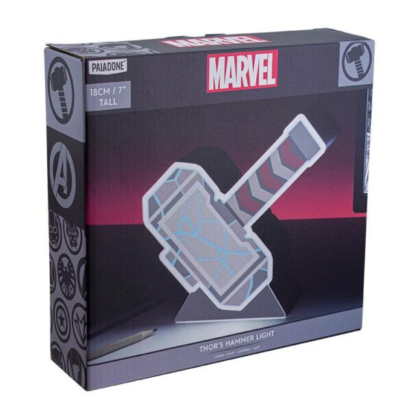 MARVEL – Lampe Logo Mjölnir 17 cm – Image 3