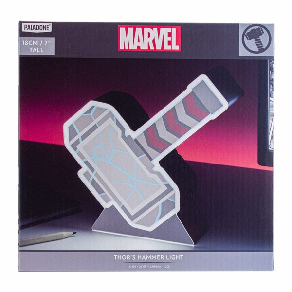 MARVEL – Lampe Logo Mjölnir 17 cm – Image 4