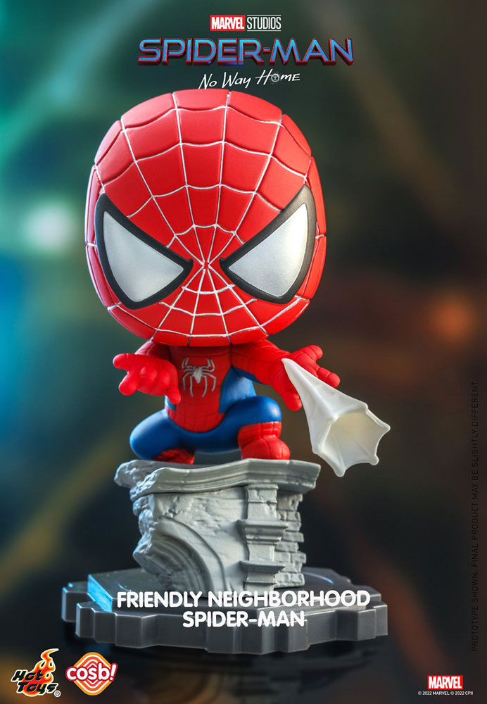 MARVEL – Figurine Cosbi Friendly Neighborhood Spider-Man (No Way Home) 8 cm