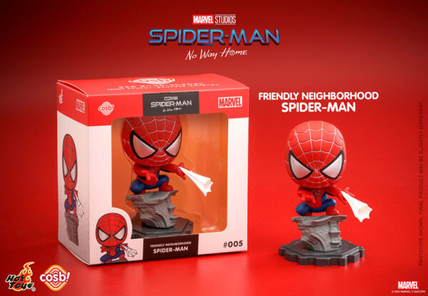 MARVEL – Figurine Cosbi Friendly Neighborhood Spider-Man (No Way Home) 8 cm – Image 3