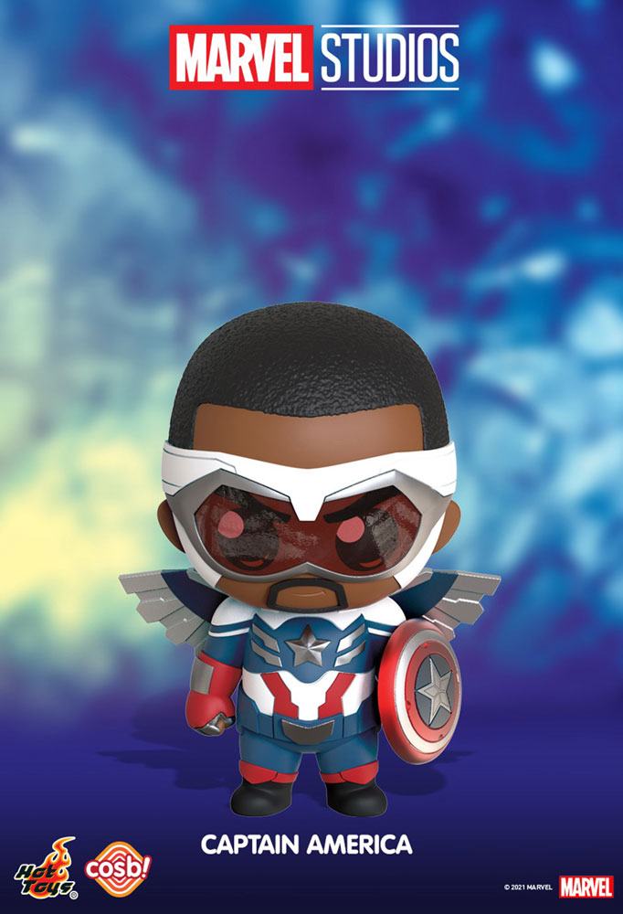 MARVEL – Figurine Cosbi Captain America (Falcon et Le Soldat de l’Hiver) 8 cm
