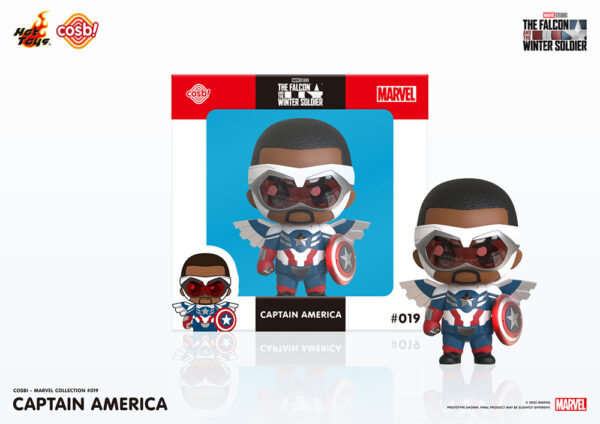 MARVEL – Figurine Cosbi Captain America (Falcon et Le Soldat de l’Hiver) 8 cm – Image 2