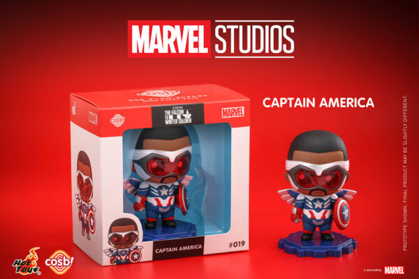 MARVEL – Figurine Cosbi Captain America (Falcon et Le Soldat de l’Hiver) 8 cm – Image 3