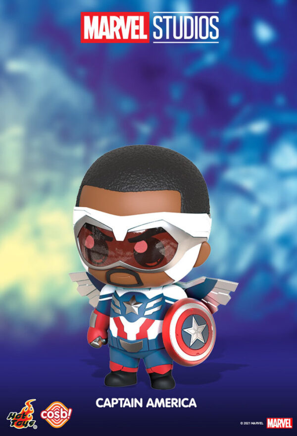 MARVEL – Figurine Cosbi Captain America (Falcon et Le Soldat de l’Hiver) 8 cm – Image 4