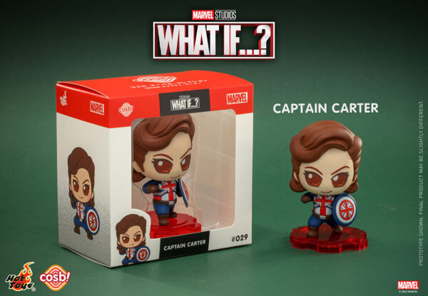 MARVEL - What If...? Figurine Cosbi Captain Carter 8 cm – Image 3