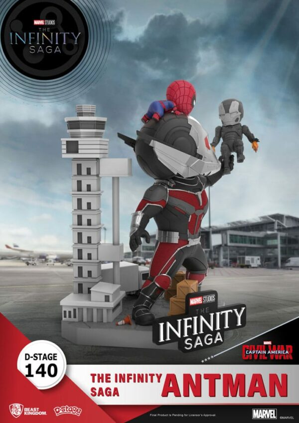 MARVEL - Diorama The Infinity Saga Ant-Man Civil War D-Stage 14 cm – Image 4