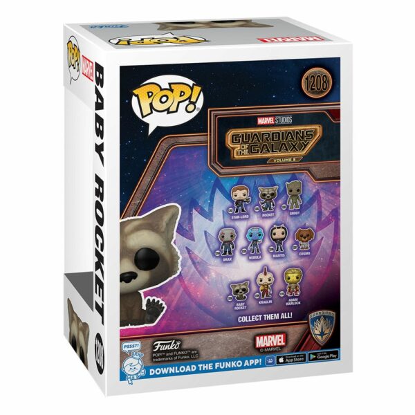 Baby Rocket (Les Gardiens de la Galaxie Vol. 3) – Figurine Marvel Funko POP! n°1208 – Image 3