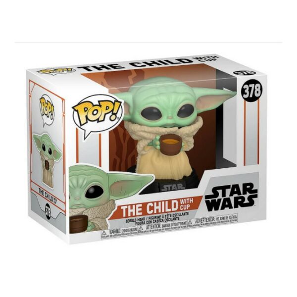 Grogu with cup - Figurine Star Wars Funko POP! n°378 – Image 2