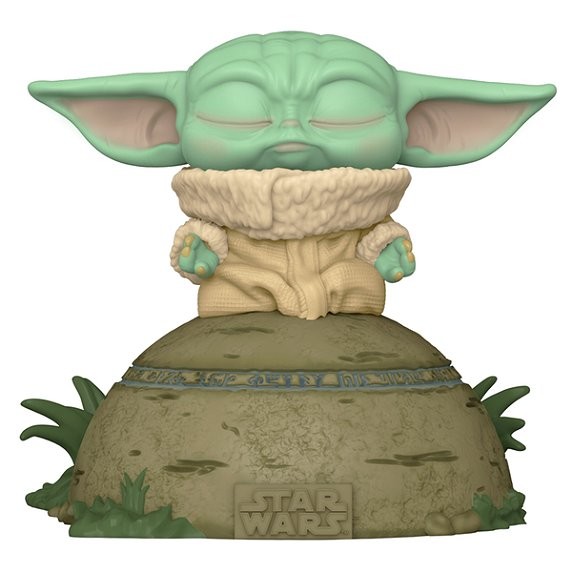 Grogu using The Force - Figurine Star Wars Funko POP! Deluxe n°485