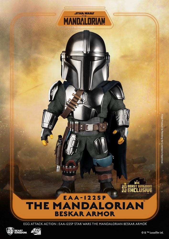 STAR WARS - Figurine Egg Attack The Mandalorian Armure Beskar 17 cm