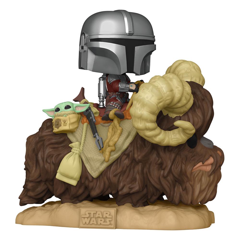 The Mandalorian & Grogu on Bantha - Figurine Star Wars Funko POP! Moment n°416