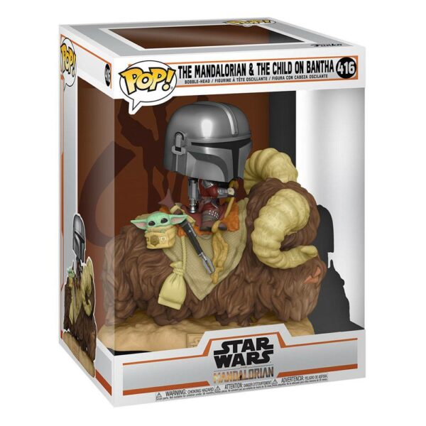 The Mandalorian & Grogu on Bantha - Figurine Star Wars Funko POP! Moment n°416 – Image 2