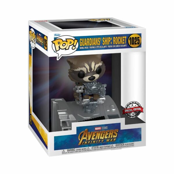 Rocket Raccoon (Les Gardiens de la Galaxie Vol. 3) – Figurine Marvel Funko POP! Deluxe n°1025 – Image 2