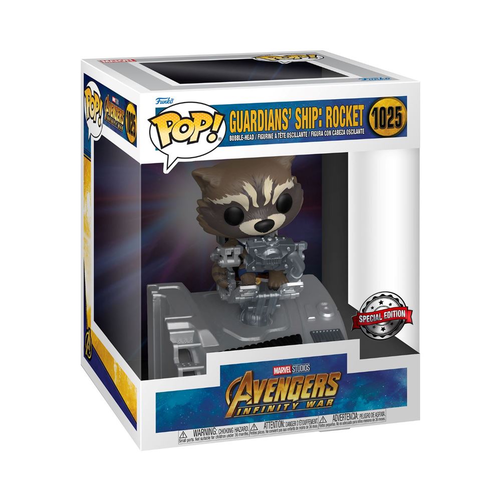 Rocket Raccoon (Les Gardiens de la Galaxie Vol. 3) – Figurine Marvel Funko  POP! Deluxe n°1025 - Le Manoir des Comics