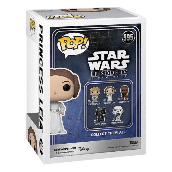 Princesse Leia - Figurine Star Wars Funko POP! n°595 – Image 3