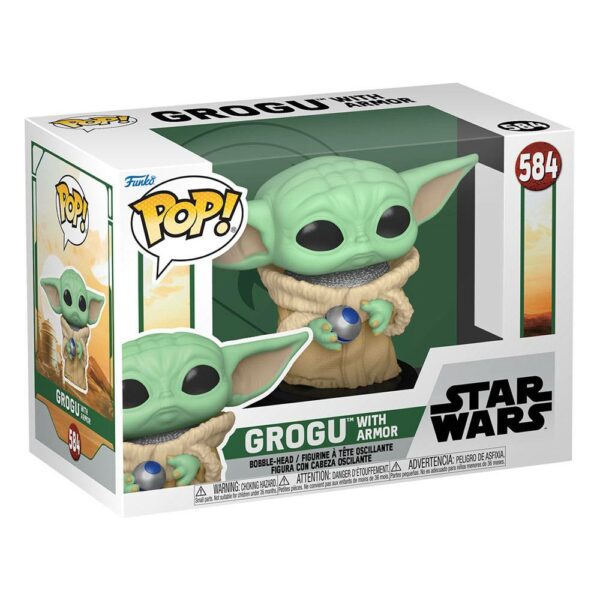Grogu with Armor - Figurine Star Wars Funko POP! n°584 – Image 2
