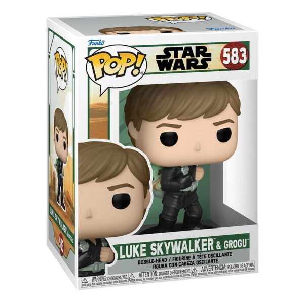 Luke Skywalker & Grogu (Training) - Figurine Star Wars Funko POP! n°583 – Image 2