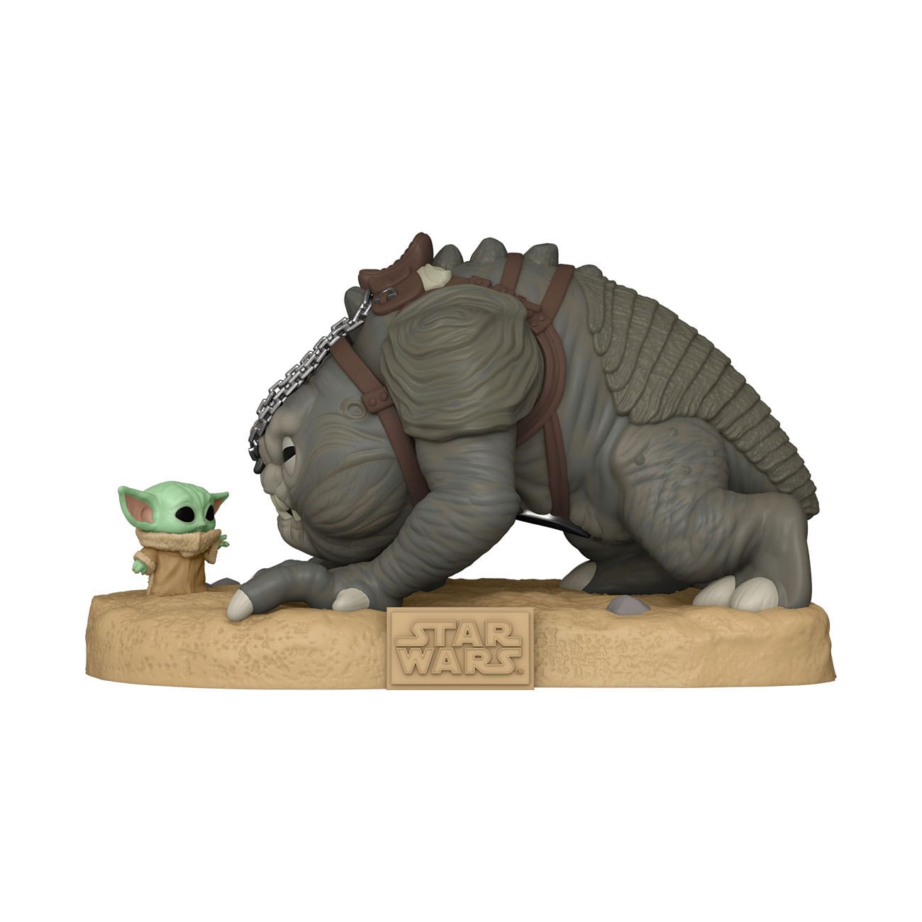 Grogu with Rancor - Figurine Star Wars Funko POP! Super Sized 25 cm n°587