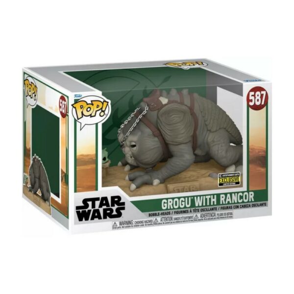 Grogu with Rancor - Figurine Star Wars Funko POP! Super Sized 25 cm n°587 – Image 2