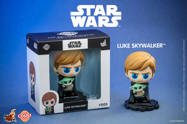 STAR WARS - Figurine Cosbi Luke Skywalker & Grogu 8 cm – Image 3