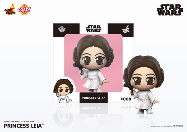 STAR WARS - Figurine Cosbi Princesse Leia 8 cm – Image 2