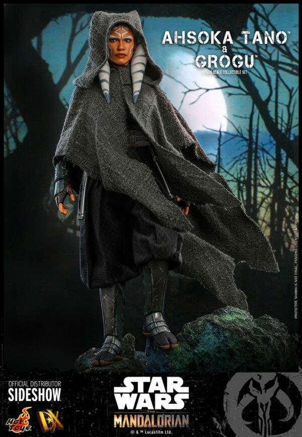 STAR WARS - Pack 2 Figurines 1/6 Ahsoka Tano & Grogu (The Mandalorian) 29 cm – Image 6