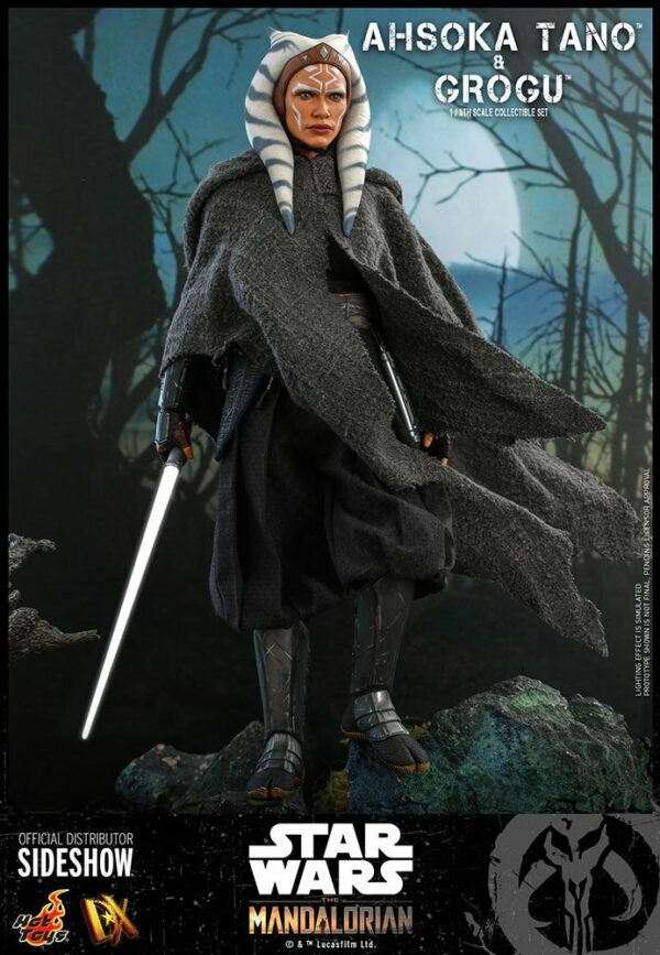 STAR WARS - Pack 2 Figurines 1/6 Ahsoka Tano & Grogu (The Mandalorian) 29 cm – Image 7