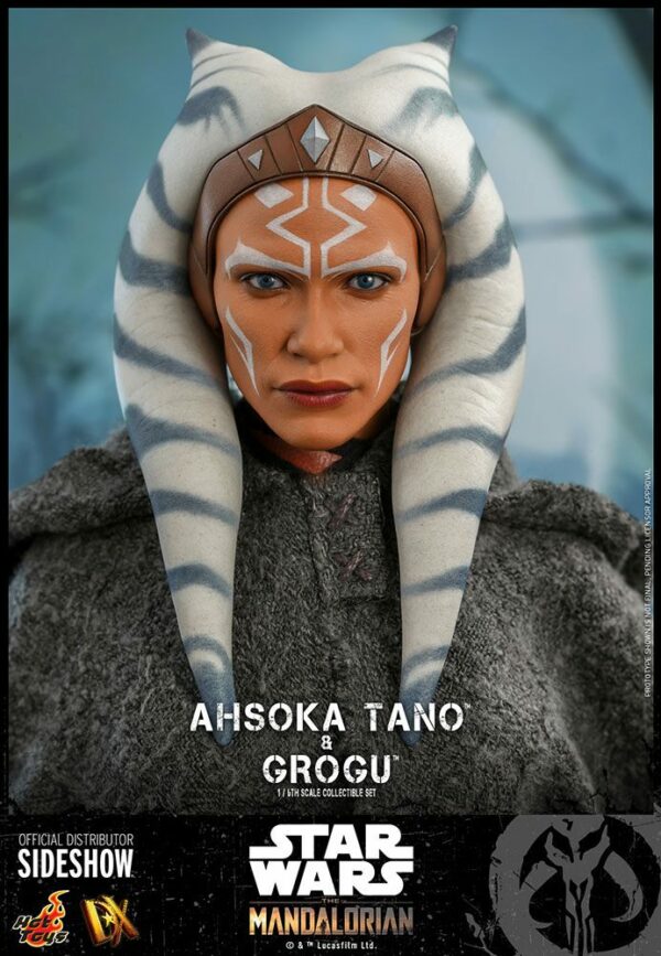 STAR WARS - Pack 2 Figurines 1/6 Ahsoka Tano & Grogu (The Mandalorian) 29 cm – Image 10