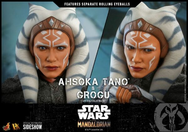 STAR WARS - Pack 2 Figurines 1/6 Ahsoka Tano & Grogu (The Mandalorian) 29 cm – Image 12