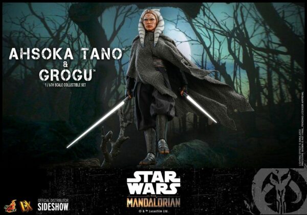 STAR WARS - Pack 2 Figurines 1/6 Ahsoka Tano & Grogu (The Mandalorian) 29 cm – Image 13