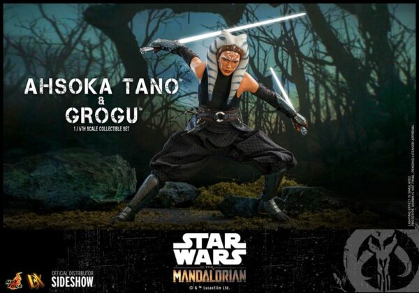 STAR WARS - Pack 2 Figurines 1/6 Ahsoka Tano & Grogu (The Mandalorian) 29 cm – Image 15