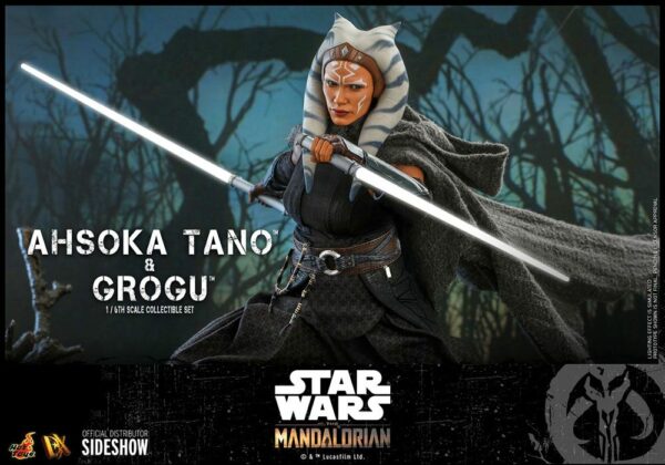STAR WARS - Pack 2 Figurines 1/6 Ahsoka Tano & Grogu (The Mandalorian) 29 cm – Image 16