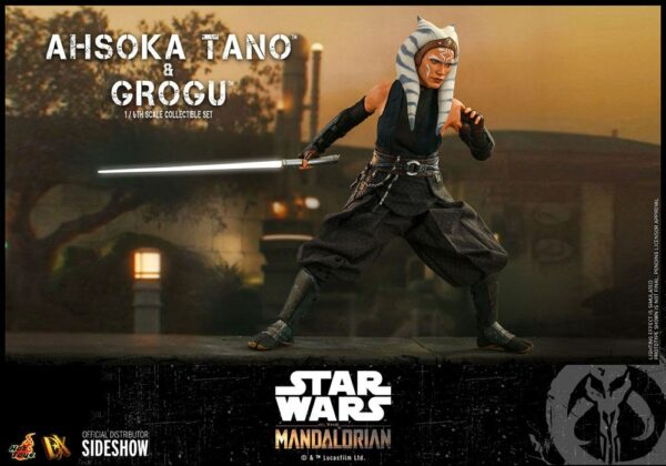 STAR WARS - Pack 2 Figurines 1/6 Ahsoka Tano & Grogu (The Mandalorian) 29 cm – Image 21