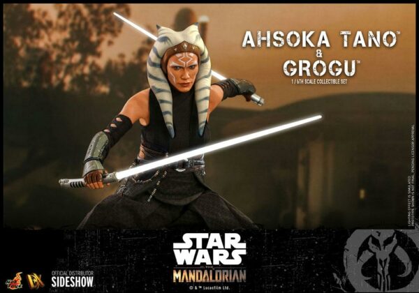 STAR WARS - Pack 2 Figurines 1/6 Ahsoka Tano & Grogu (The Mandalorian) 29 cm – Image 22