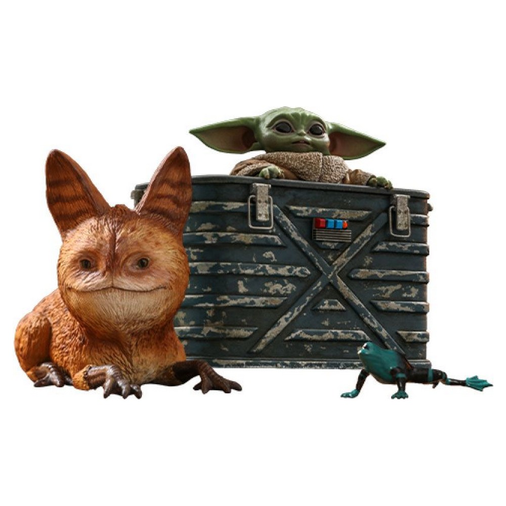 STAR WARS - Pack 3 Figurines 1/6  Grogu (The Mandalorian)