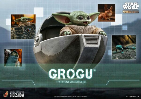 STAR WARS - Pack 3 Figurines 1/6  Grogu (The Mandalorian) – Image 2