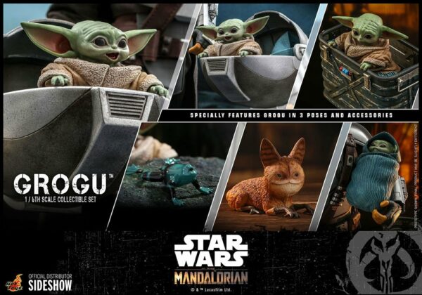 STAR WARS - Pack 3 Figurines 1/6  Grogu (The Mandalorian) – Image 15