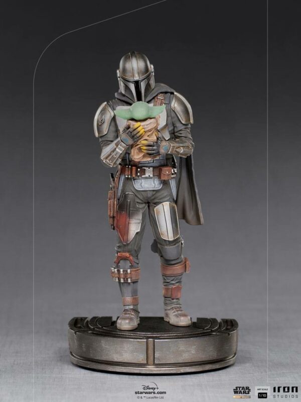 STAR WARS - Statuette 1/10 Art Scale The Mandalorian & Grogu 22 cm – Image 2