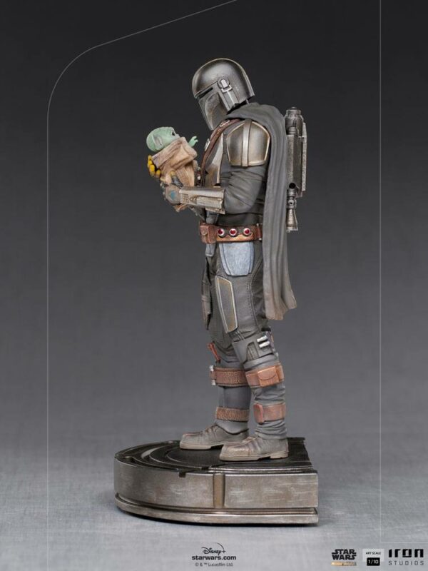 STAR WARS - Statuette 1/10 Art Scale The Mandalorian & Grogu 22 cm – Image 4