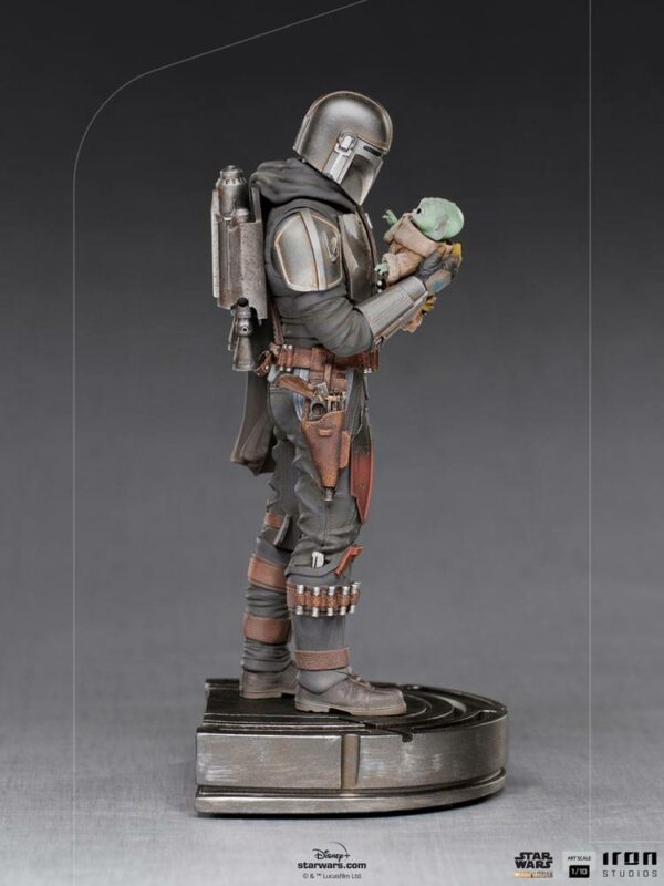 STAR WARS - Statuette 1/10 Art Scale The Mandalorian & Grogu 22 cm – Image 6