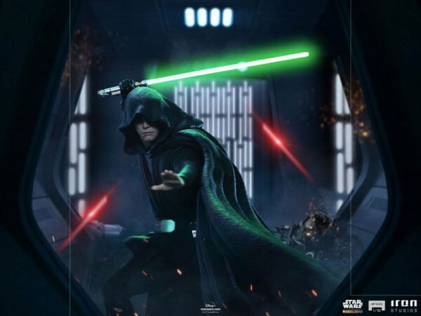 STAR WARS - Statuette 1/10 BDS Art Scale Luke Skywalker (Combat Version) The Mandalorian 24 cm – Image 12