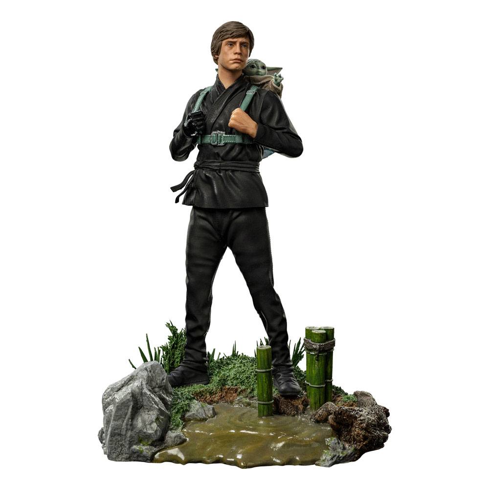 STAR WARS - Statuette 1/10 Art Scale Luke Skywalker & Grogu Training (The Book of Boba Fett) 20 cm