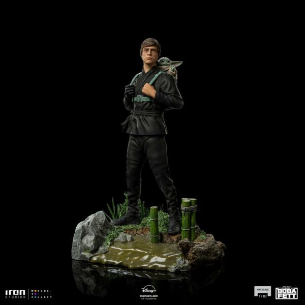 STAR WARS - Statuette 1/10 Art Scale Luke Skywalker & Grogu Training (The Book of Boba Fett) 20 cm – Image 2