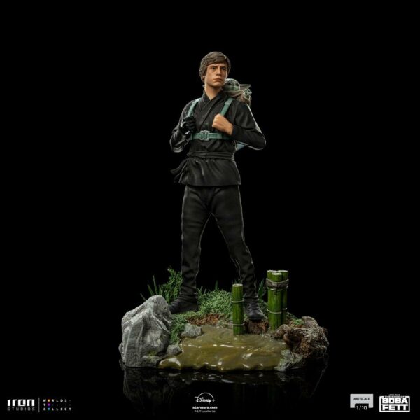 STAR WARS - Statuette 1/10 Art Scale Luke Skywalker & Grogu Training (The Book of Boba Fett) 20 cm – Image 3
