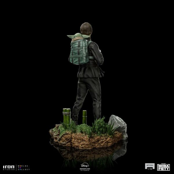 STAR WARS - Statuette 1/10 Art Scale Luke Skywalker & Grogu Training (The Book of Boba Fett) 20 cm – Image 5