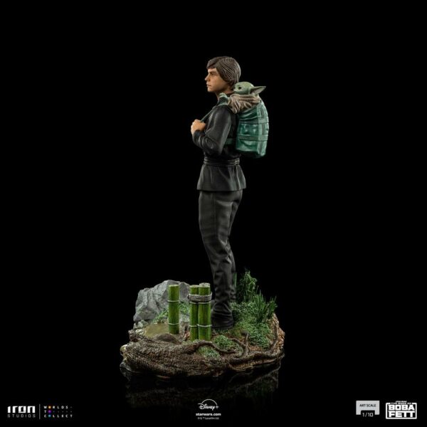 STAR WARS - Statuette 1/10 Art Scale Luke Skywalker & Grogu Training (The Book of Boba Fett) 20 cm – Image 6