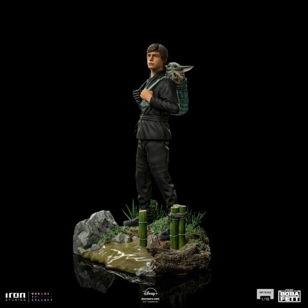 STAR WARS - Statuette 1/10 Art Scale Luke Skywalker & Grogu Training (The Book of Boba Fett) 20 cm – Image 7