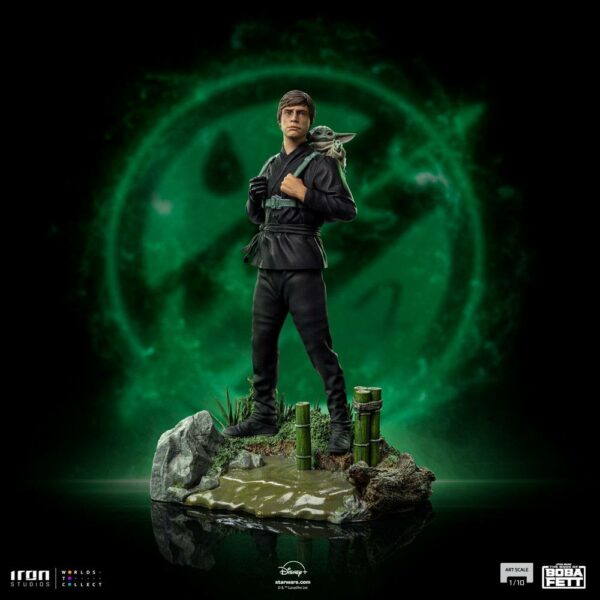 STAR WARS - Statuette 1/10 Art Scale Luke Skywalker & Grogu Training (The Book of Boba Fett) 20 cm – Image 13