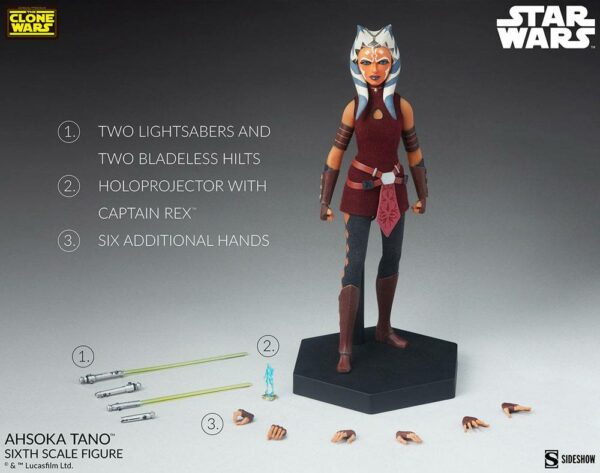 STAR WARS - Figurine 1/6 The Clone Wars Ahsoka Tano 27 cm – Image 14