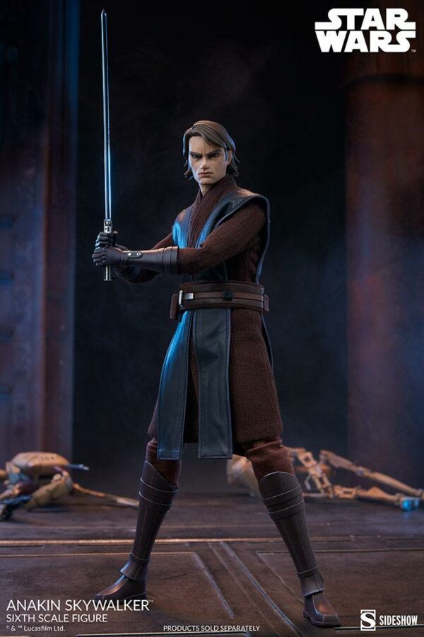 STAR WARS - Figurine 1/6 The Clone Wars Anakin Skywalker 31 cm – Image 21